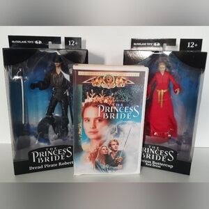 Princess Bride VHS and action figure gift set NWOT